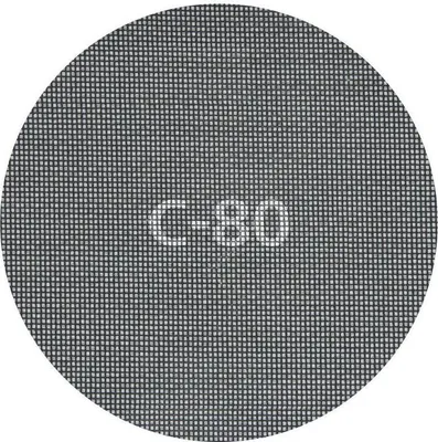 Produktbild von wolfcraft 5 Haft-Gitterleinen K80 ø180mm SiC - 5614000