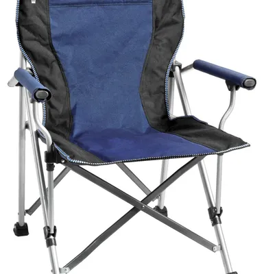 Immagine prodotto di Brunner Sedia Pieghevole Raptor Classic Nero/Blu - Struttura Acciaio, Portata 110 Kg