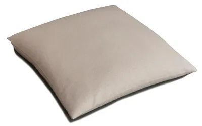 Produktbild von Kissen mit Bio-Buchweizen - 40x40cm, Bio-Flanell + Bio-Buchweizenschalen, direkt befüllt - Buchweizenschalenkissen