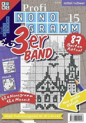 Produktbild von Profi-Nonogramm 3er-Band Nr. 15
