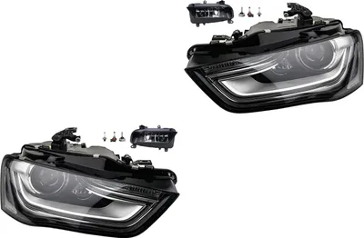 Produktbild von Scheinwerfer Satz Xenon passend für Audi A4 8K D3S H7 02/12- +Nebel+Leuchtmittel 8K0941699 8K0941699B 8K0941700 8K0941700B 8K0941753 8K0941754 Johns