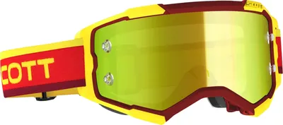 Produktbild von Scott Motocross Brille Fury , Rot Gelb