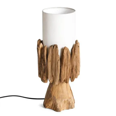 Produktbild von Tisch Wurzellampe Belmiro Höhe 55 cm | Lampenschirm Natur