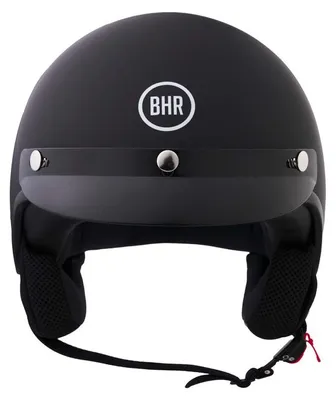 Immagine prodotto di BHR 839, Casco Moto Demi-Jet Omologato ECE 22.06 con Frontino e Sgancio Micrometrico, Nero , XL