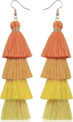 Produktbild von QU-32606 Gelbe Ohrringe – Farbenfrohes Design KP32606