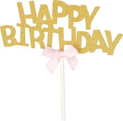 Obrázek produktu pro Zápich do dortu Happy Birthday - Cakesicq