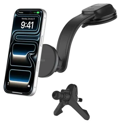 Produktbild von Belkin BoostCharge, Handy/Smartphone, Aktive Halterung, Auto, Schwarz