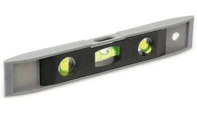 Produktbild von EUROTOOLS Mini-Wasserwaage 230 mm, mit 3 Libellen, magnetisch, T69023