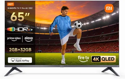 Produktbild von Xiaomi TV F Pro 65(165 cm), 4K UHD QLED, Smart TV, Fire OS8, Triple Tuner DVB-C/S/S2/T/T2,HDR10+,60Hz mit 120Hz Game Boost Mode, MEMC,Sprachsteuerung