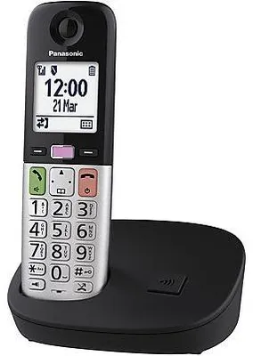 Immagine prodotto di Panasonic Telefono per Anziani KX-TU410EXB 4G LTE Display 2,4" Tasto SOS Nero
