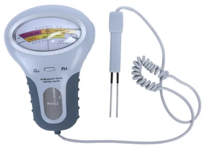Produktbild von Tragbar 2 in 1 Wasserqualität pH- und Chlorspiegel -CL2 -Testermesser für Swimmingpool -Spa