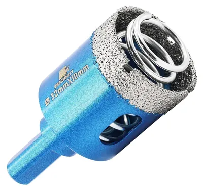 Produktbild von Diamant-Fliesenbohrer-Set 32mm für Keramik, Granit, Marmor