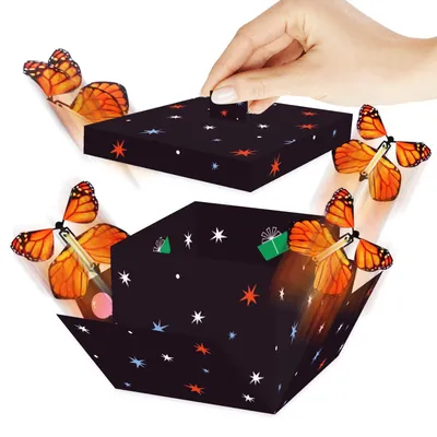 Productafbeelding van Cadeaubox met Schmetterlingseffect - 18,5x14x11 cm
