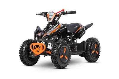 Produktbild von Pocketquad Kinder Quad 49ccm Benzin Mini ATV Python Snowy 2Takt 6 Zoll Orange