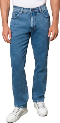 Produktbild von Pierre Cardin 5-Pocket Comfort Fit Modell Dijon Blau