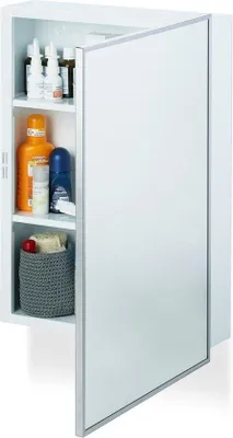 Immagine prodotto di Cabina doccia in acciaio 56x405x125 cm, a 3 ante, bianca
