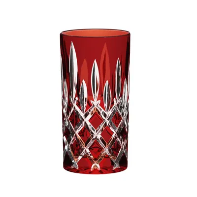 Produktbild von Riedel Highball-Glas Laudon Red, Longdrinkglas, Kristallglas, Rot, 395 ml, 1515/04S3R