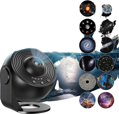 Productafbeelding van Sterrenhemelprojector, 13 unieke scènes, automatische uitschakelfunctie, zwart