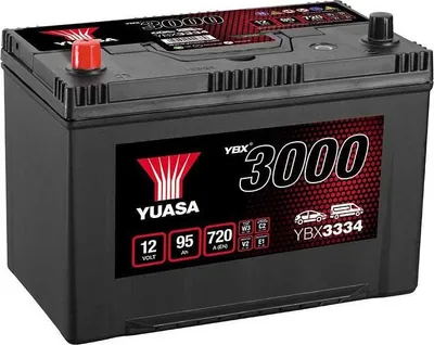Produktbild von YUASA YBX3000 Starterbatterie 12V 95Ah 720A/EN D31 für Auto LKW Batterie