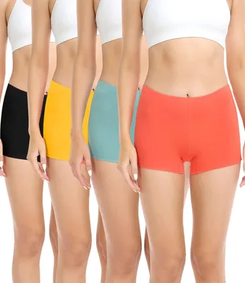Productafbeelding van Solidchoice - Set van 4 Katoenen Boxer Shorts voor Dames