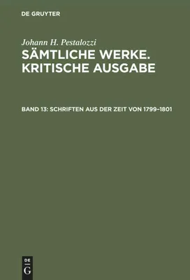 Produktbild von Schriften aus der Zeit von 1799-1801