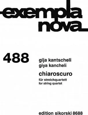 Produktbild von Chiaroscuro für StreichquartettPartitur und Stimmen