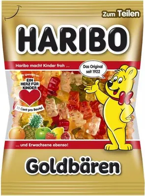Produktbild von Haribo 2806655 Fruchtgummi - Goldbären, 200g
