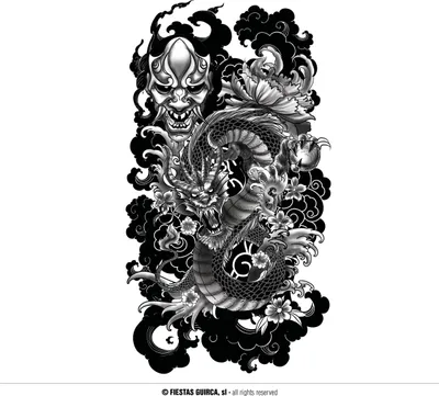 Produktbild von Weltkultur Tattoo Design Totenkopf Flammen Flügel Krone Mystischer Charme Rock Ästhetik Karneval Künstlerisches Körperkunst Detailreich Fantasievoll Ausdrucksstark, Farbe: Schwarz