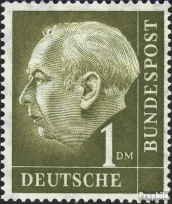 Produktbild von Briefmarken BRD (BR.Deutschland) 1954 Mi 194x postfrisch Bundespräsident Heuss (I)