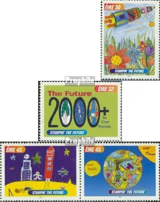 Produktbild von Briefmarken Irland 2000 Mi 1241-1242,1243-1244 Paar (kompl.Ausg.) postfrisch Malen