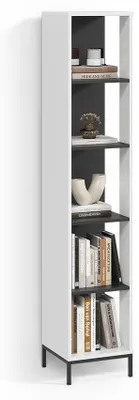 Immagine prodotto di Libreria Livinity Aterno Bianco con 5 scomparti, Model 58888