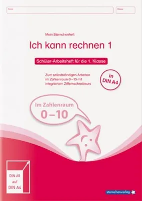 Produktbild von Ich kann rechnen 1 Mein Sternchenheft für die 1. Klasse in DIN A4