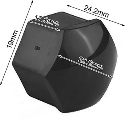 20 Stück 19mm Radmutterkappen für, Hauptbild