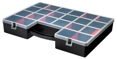 Produktbild von Organizer 22 Fächer Aufbewahrungbox Sortimentskasten Schraubenbox Sortierkasten