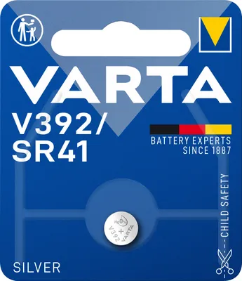 Produktbild von Bateria guzikowa VARTA Electronics V392 (SR41) srebrna
