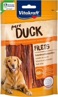 Immagine prodotto di Snack per cani Vitakraft Pure Duck Fillets 80 g