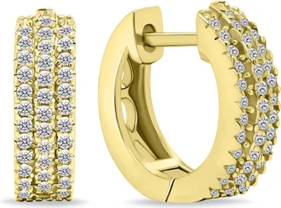 Immagine prodotto di Anelli scintillanti placcati oro con zirconi EA688Y