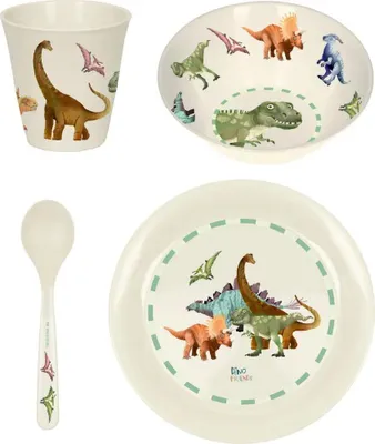 Zdjęcie produktu dla Coppenrath 21973 - Die Spiegelburg - Dino Friends - Zestaw upominkowy naczyń kuchennych