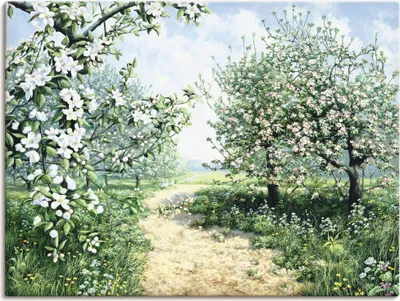 Produktbild von ARTland Leinwandbild Frühling I Größe: 80x60 cm