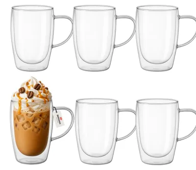Produktbild von Glas Set Bergman 450 ml 6 Stück für Kaffee und Tee