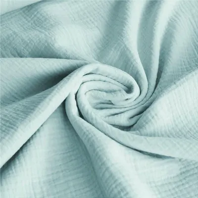 Produktbild von 50x130cm Musselin Stoff uni   Meterware Mulltuch Baumwolle
