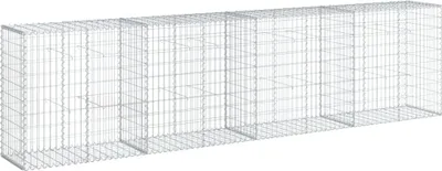 Produktbild von vidaXL Gabione mit Deckel 400x50x100 cm Verzinktes Eisen
