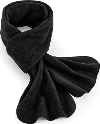 Produktbild von Beechfield B293R | Recycled Fleece Scarf - Schal - 100% recycelter Polyester - Farbe: Black - Größe: One Size