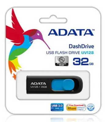 Produktbild von UV128 128 GB (schwarz/blau, USB-A 3.2 Gen 1)