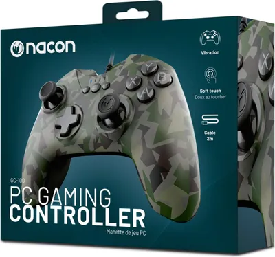 Produktbild von NACON GC-100 Forest Camo Camouflage USB Gamepad PC