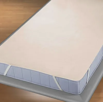 Produktbild von MOLTON Matratzenauflage, 100% Baumwolle, sanforisiert, mit Übereckgummis, 200x200cm