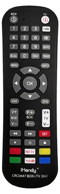 Produktbild von DVB-T2 Infrarot-Universalfernbedienung fuer Set-Top-Box-TV