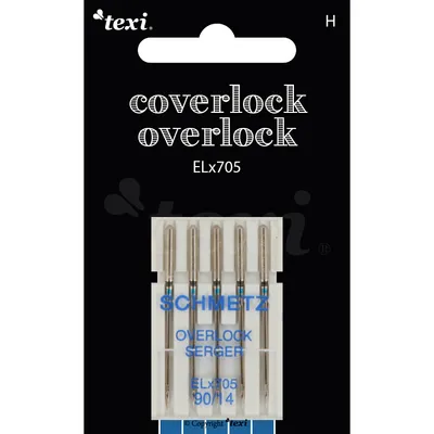 Obrázek produktu pro Jehly pro overlocky/coverlocky TEXI OVERLOCK/COVERLOCK ELX705 5x90