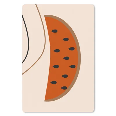 Produktbild von MuchoWow® Mauspad Mousepad Sommer - Wassermelone - Pastell 18x27 cm - Mousepads - Maus Mat - Pad - Mausunterlage