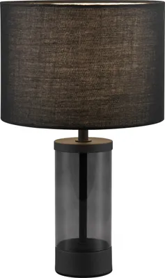 Produktbild von Trio Leuchten Tischleuchte Grazia E14, schwarz, Metall/Glas